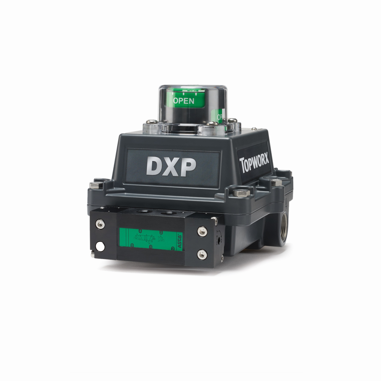TopWorx D-Series discrete valve controllers with
HART are certified for use in every world area for
continuous performance monitoring